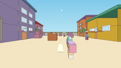 Vila Confeito com outros jogadores ao fundo